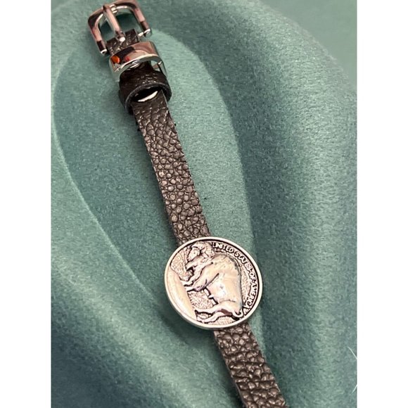 BUFFALO NICKEL CONCHO SILVER HAIR WESTERN HAT BAND SOUTHWEST MENS WOMENS - Picture 10 of 11